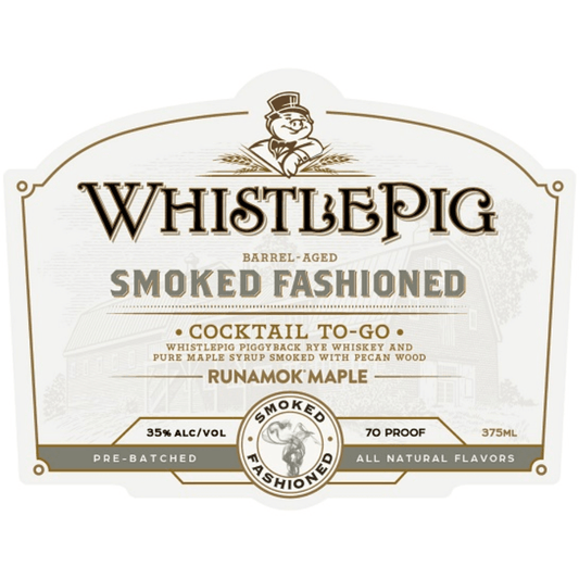 WhistlePig Smoked Fashioned Cocktail To-Go 375ml